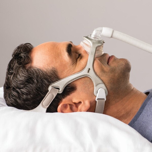Man with Wisp CPAP Mask